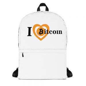 Mochila I Love Bitcoin