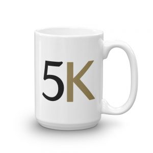 Taza Blanca 5K