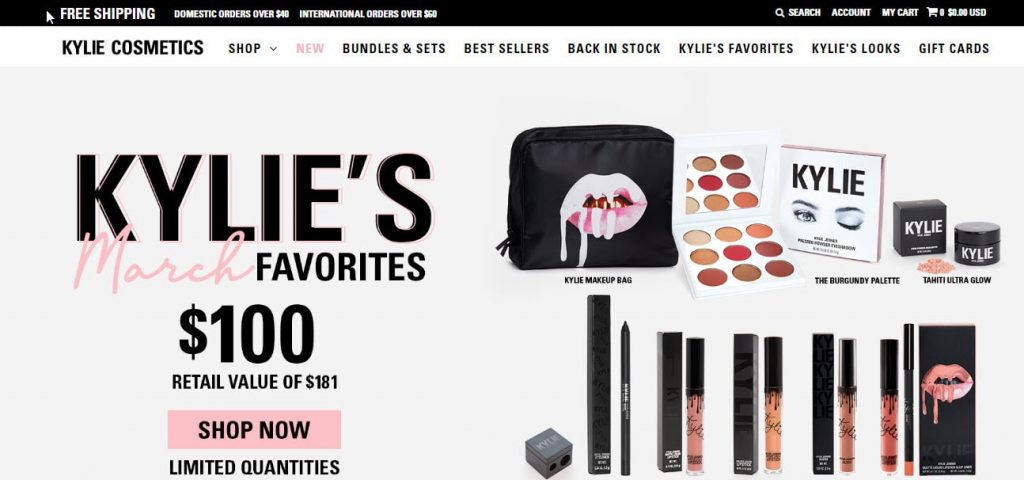 Influencers Tienda Online Kylie Jenner