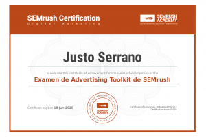 SEMrush Academy Certificado