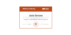 Certificado Semrush
